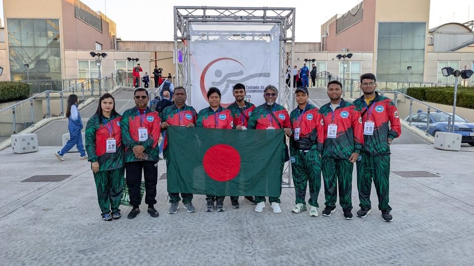 Bangladesh team at an international event